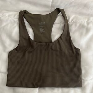 Girlfriend collective Paloma ribbed sports bra